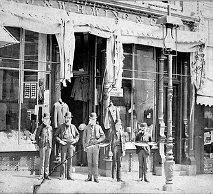 IMAGE 3 J. & W.R. Wing & Co., Purchase Street, New Bedford, c. 1880. Albumen print, 4.25 x