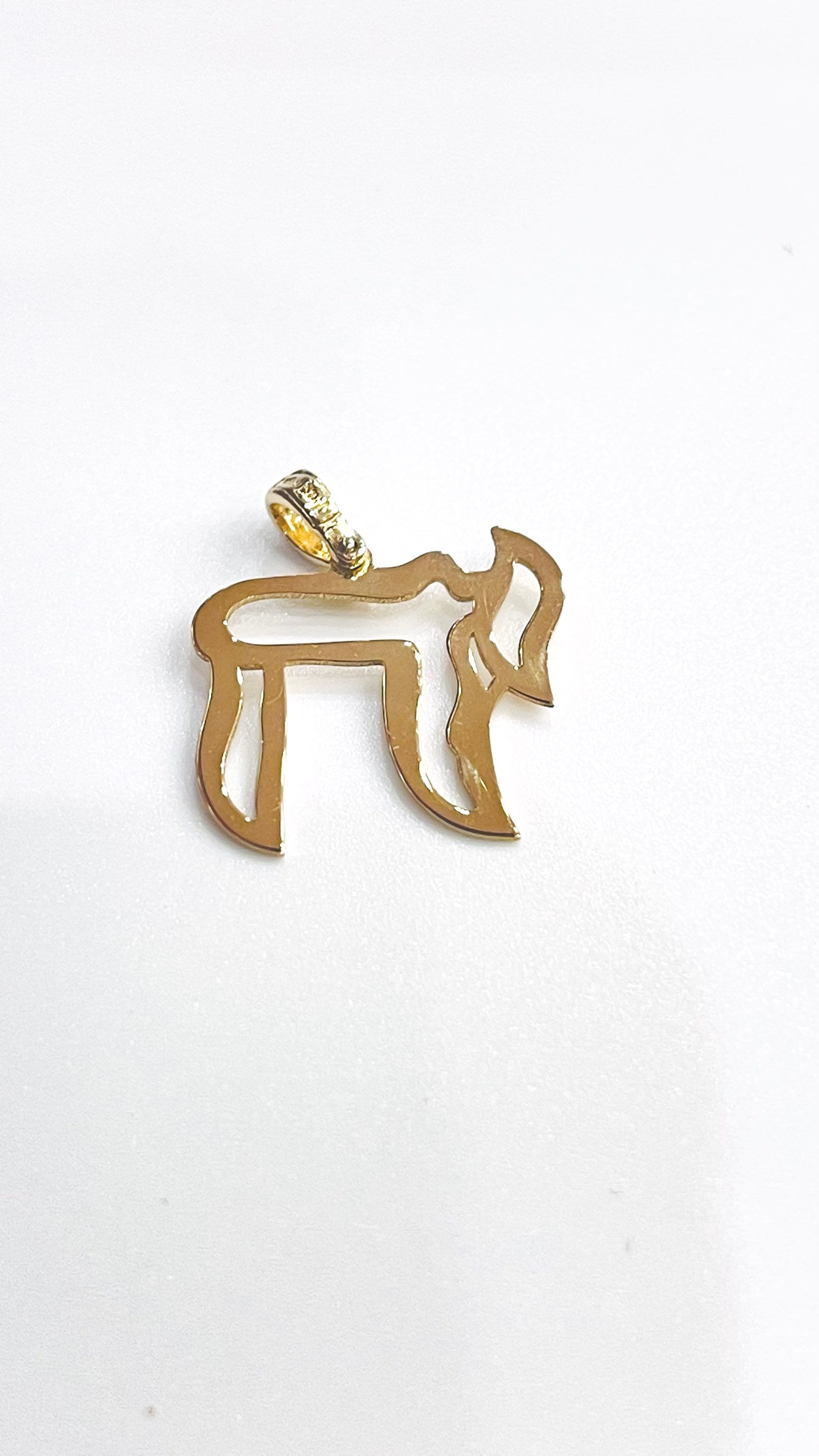 Jewish chai pendant