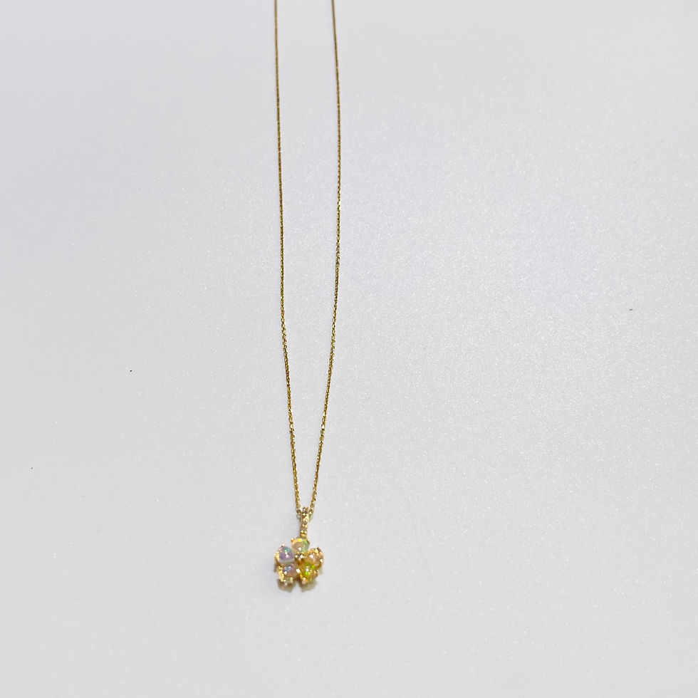 Miniature : Opal pendant 