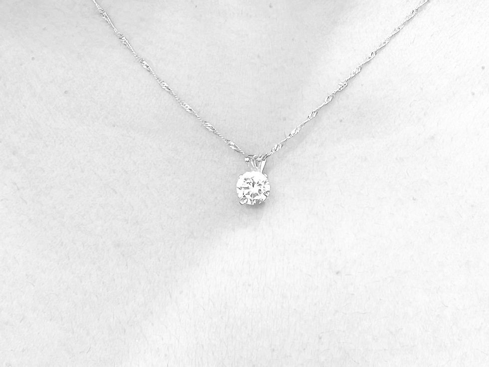 Thumbnail: Solitaire pendant