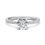 Thumbnail: Pave Engagement Solitaire Ring