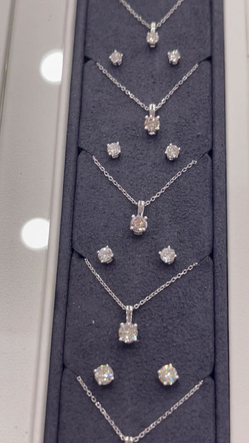 Thumbnail: Solitaire diamond pendant 