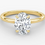 Thumbnail: Oval Engagement Ring 14k