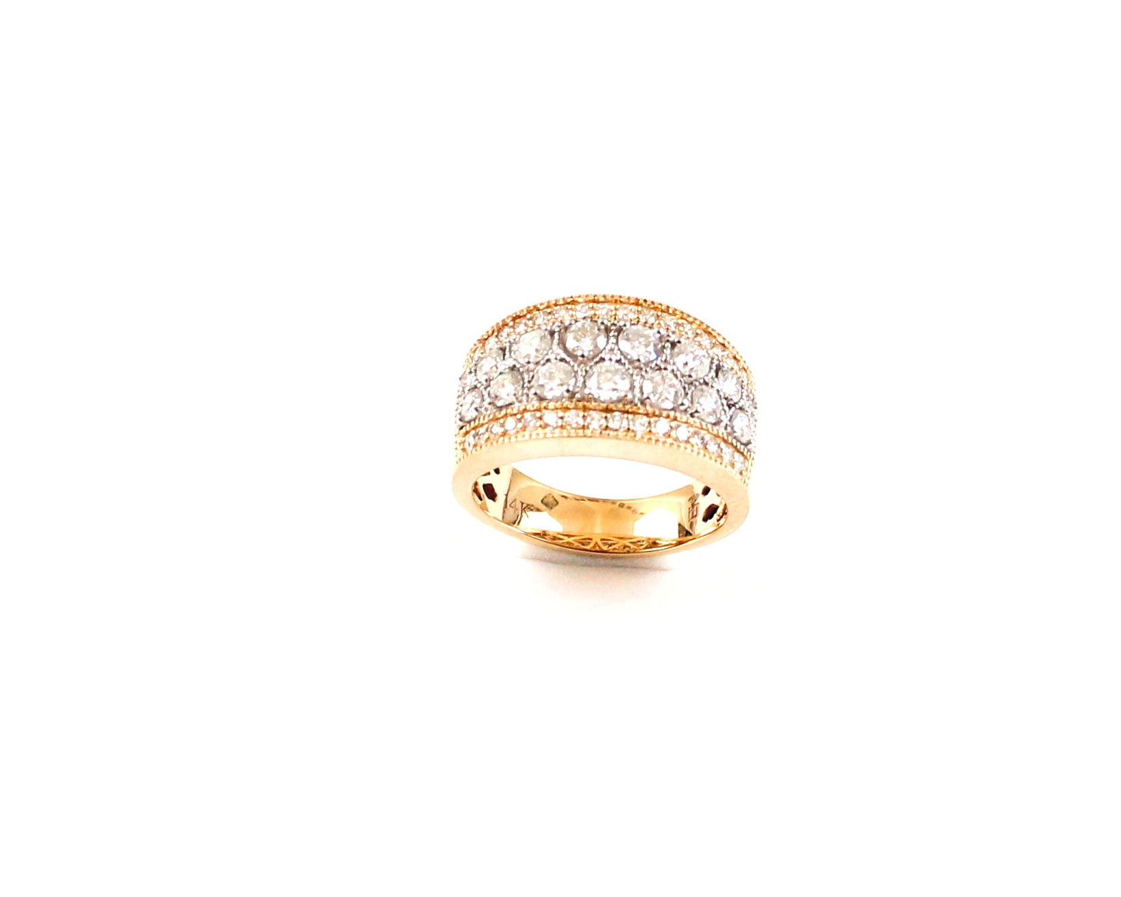 Wedding ring 14k 1.35 carat