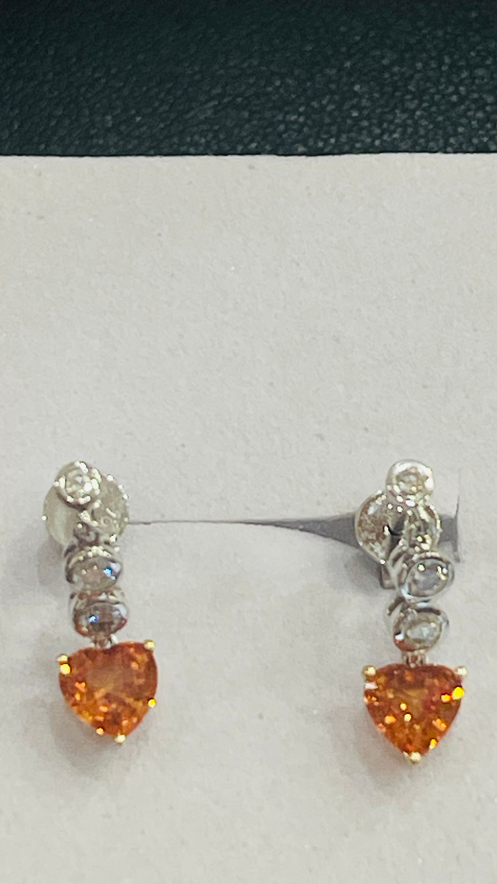 Thumbnail: Yellow sapphire earrings 