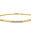 Thumbnail: Bar bracelet 0.12 carat diamonds