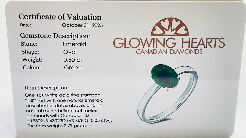 Thumbnail: Emerald ring 18k