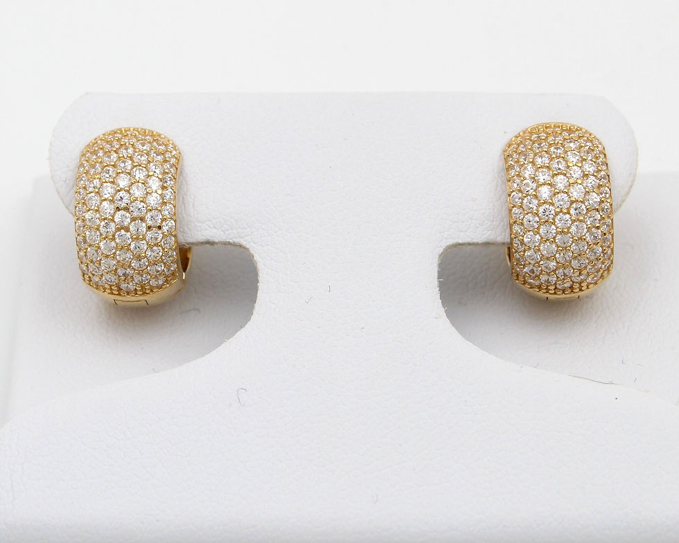 18k hoop earring