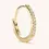 Thumbnail: Diamond hoop earring 