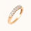 Thumbnail: Half eternity diamond ring