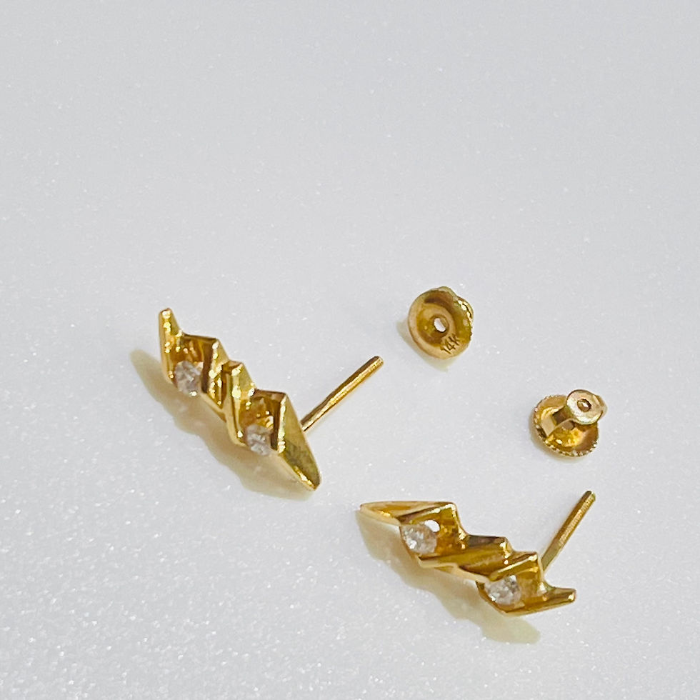 Thumbnail: Stud diamond earring 