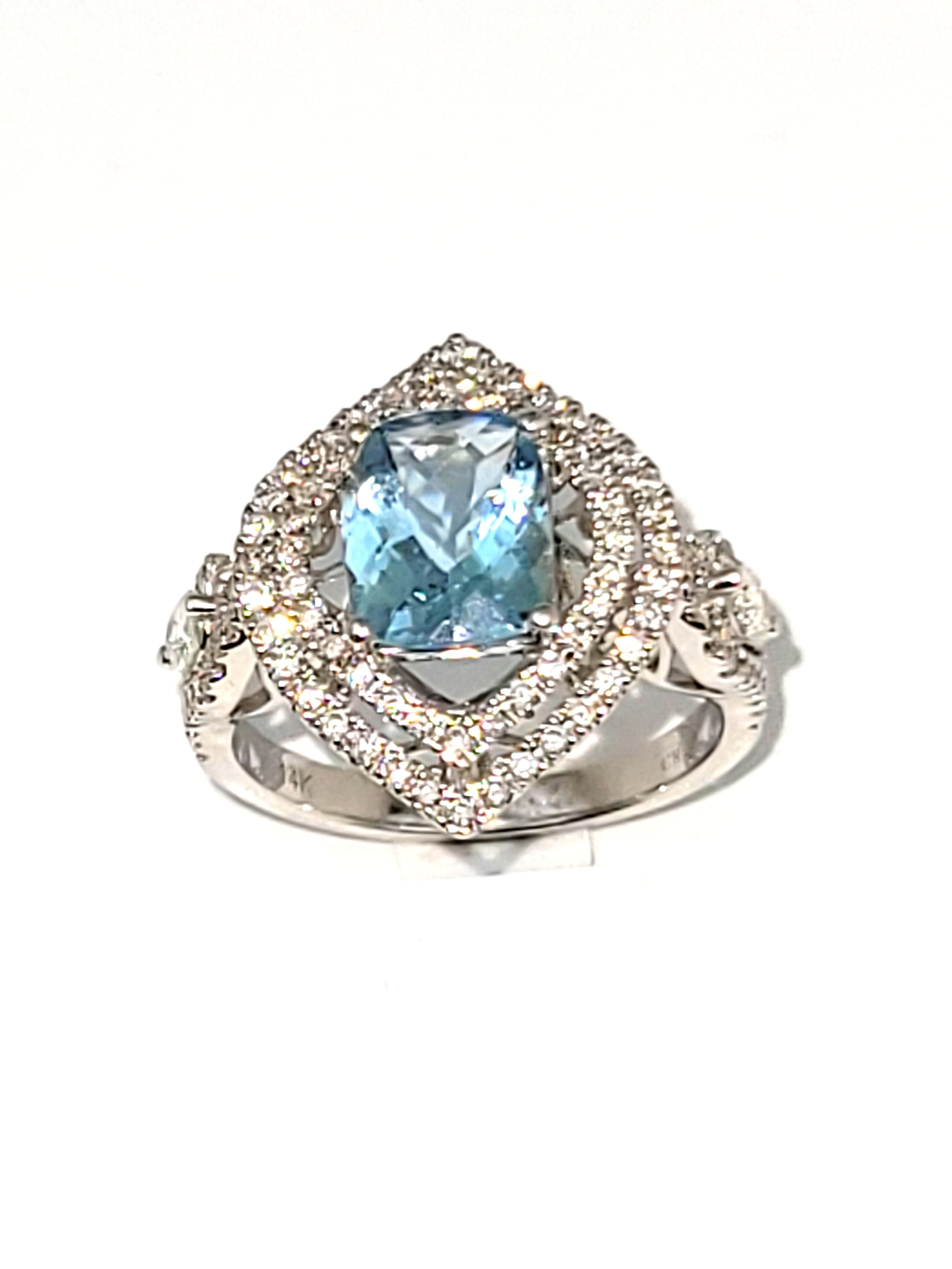 Aquamarine ring