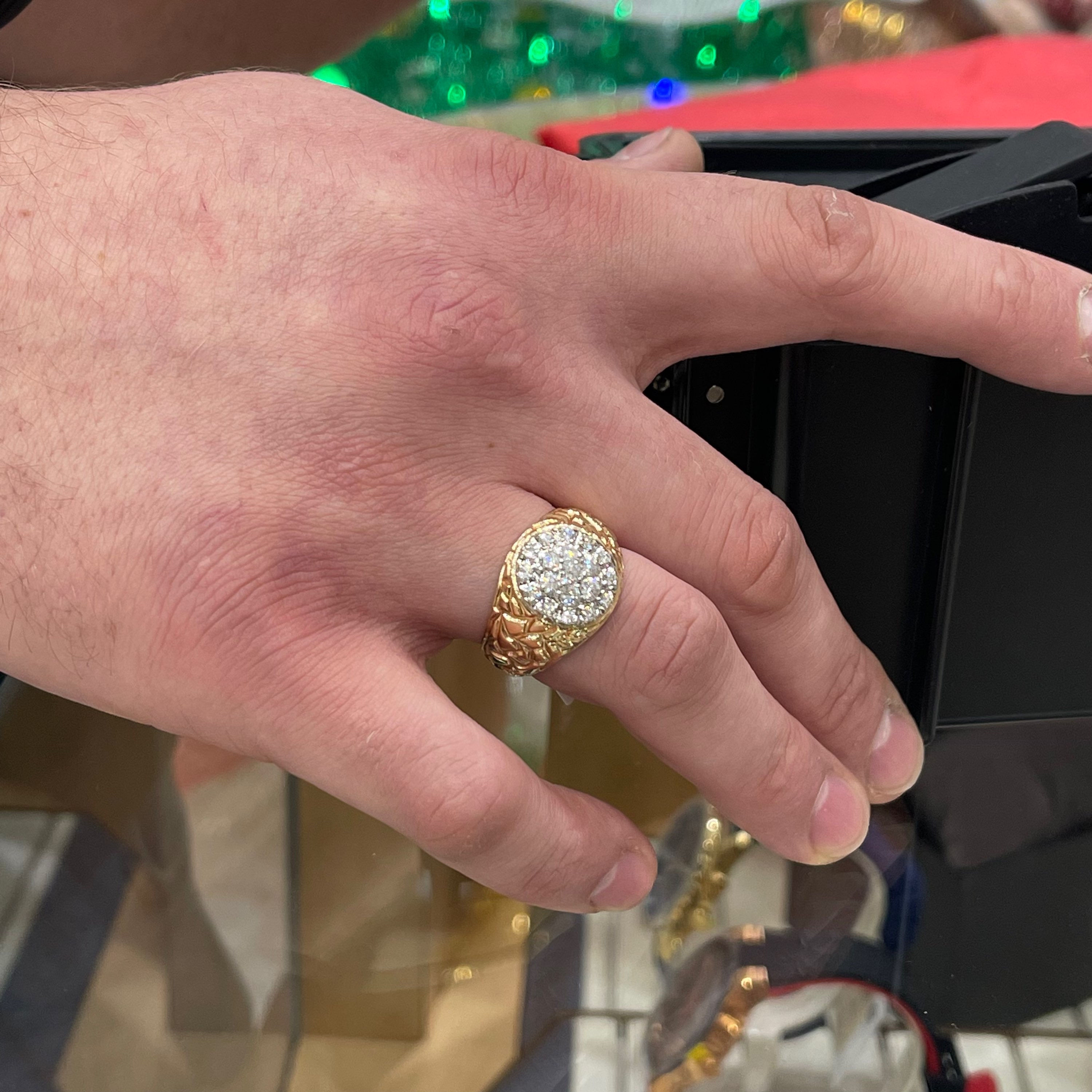 Men diamond ring