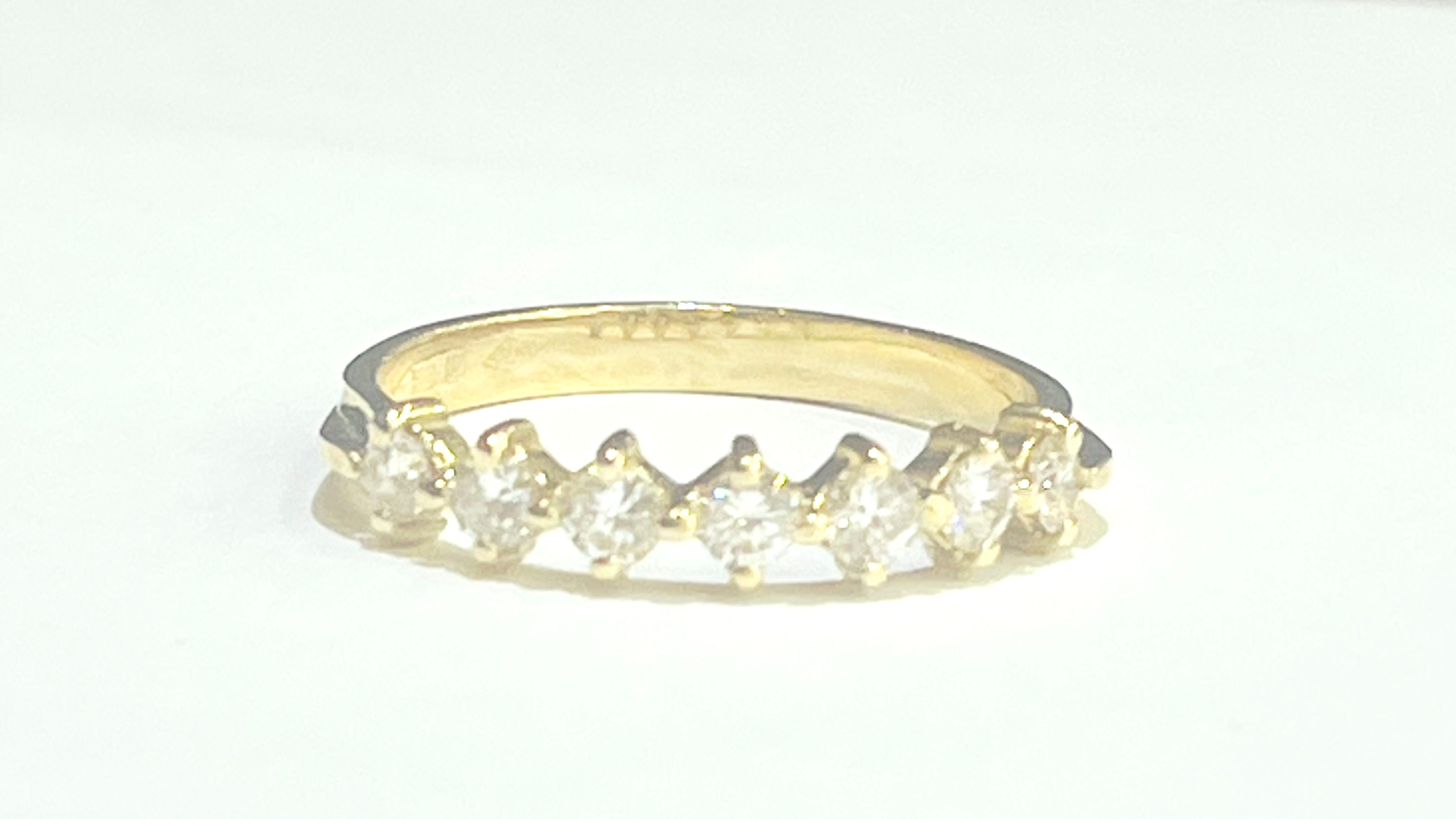 Half eternity Wedding ring 