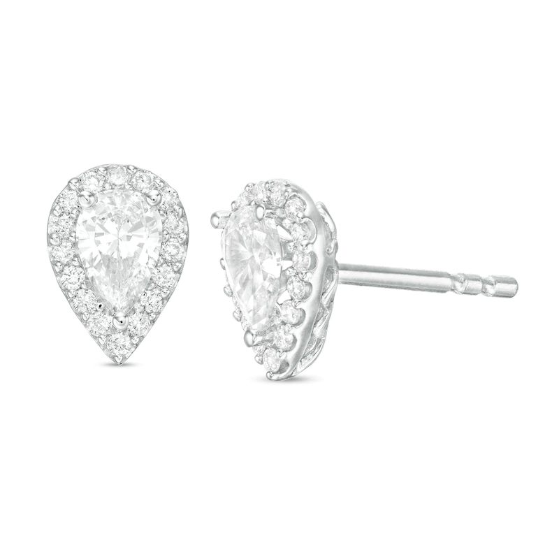 Pear shape stud diamond earring Jewelry Store