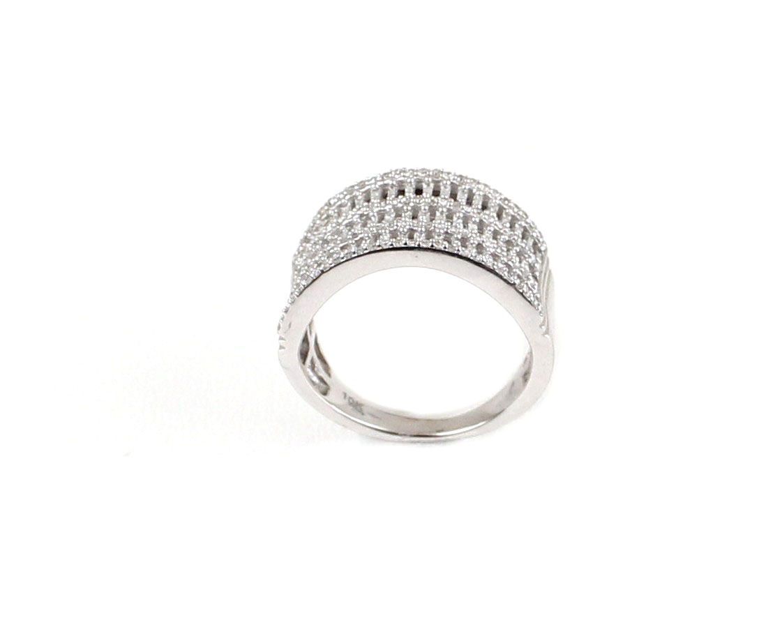 Half Eternity diamond ring