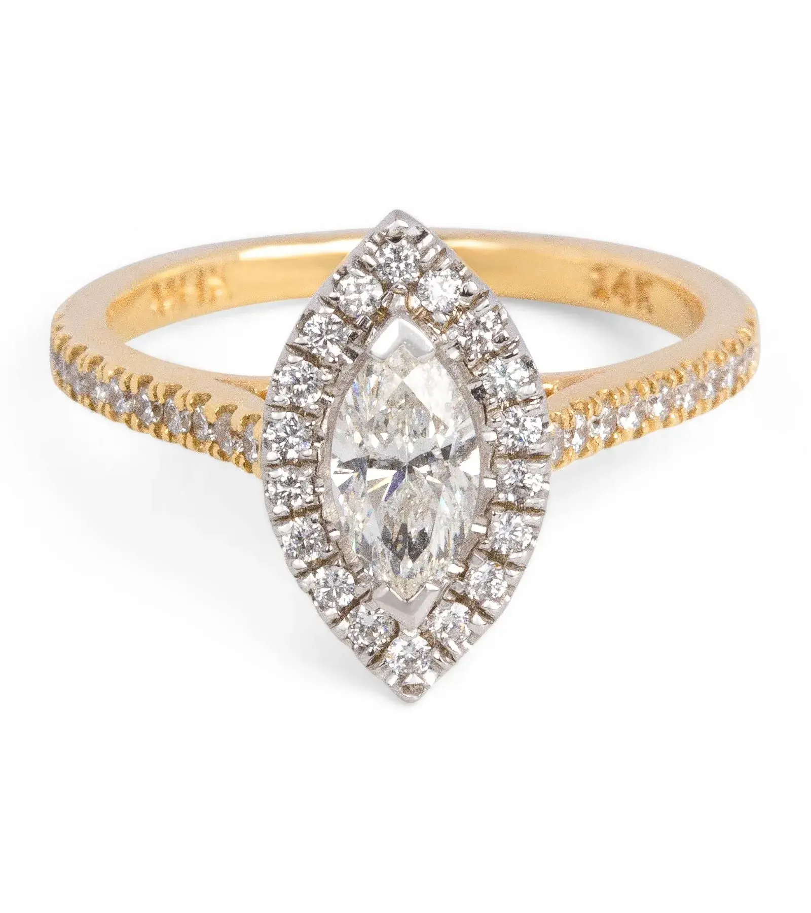Marquise Cut Forever engagement ring