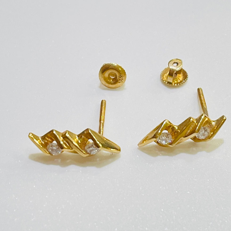 Thumbnail: Stud diamond earring 