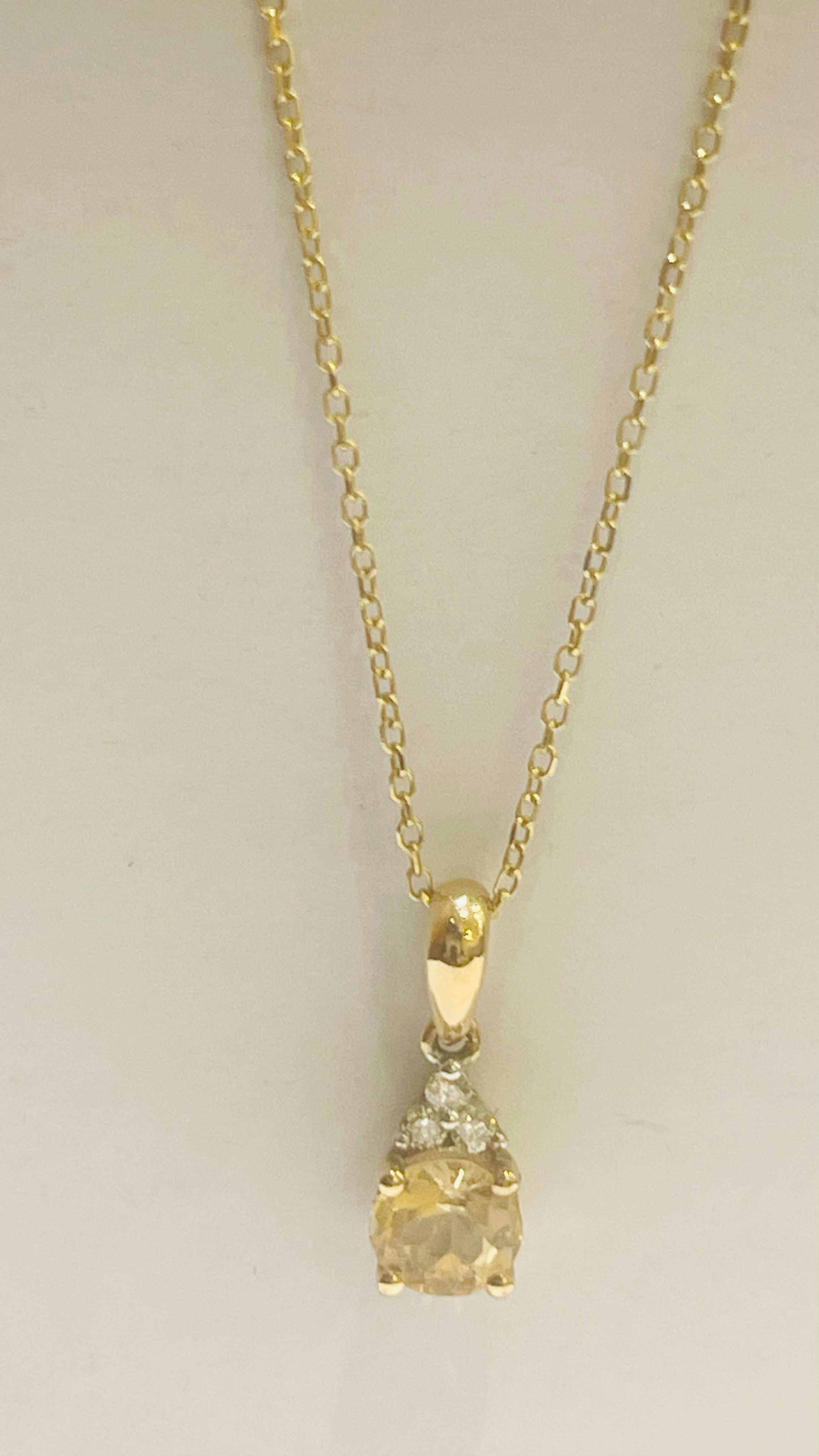 Citrine yellow topaz