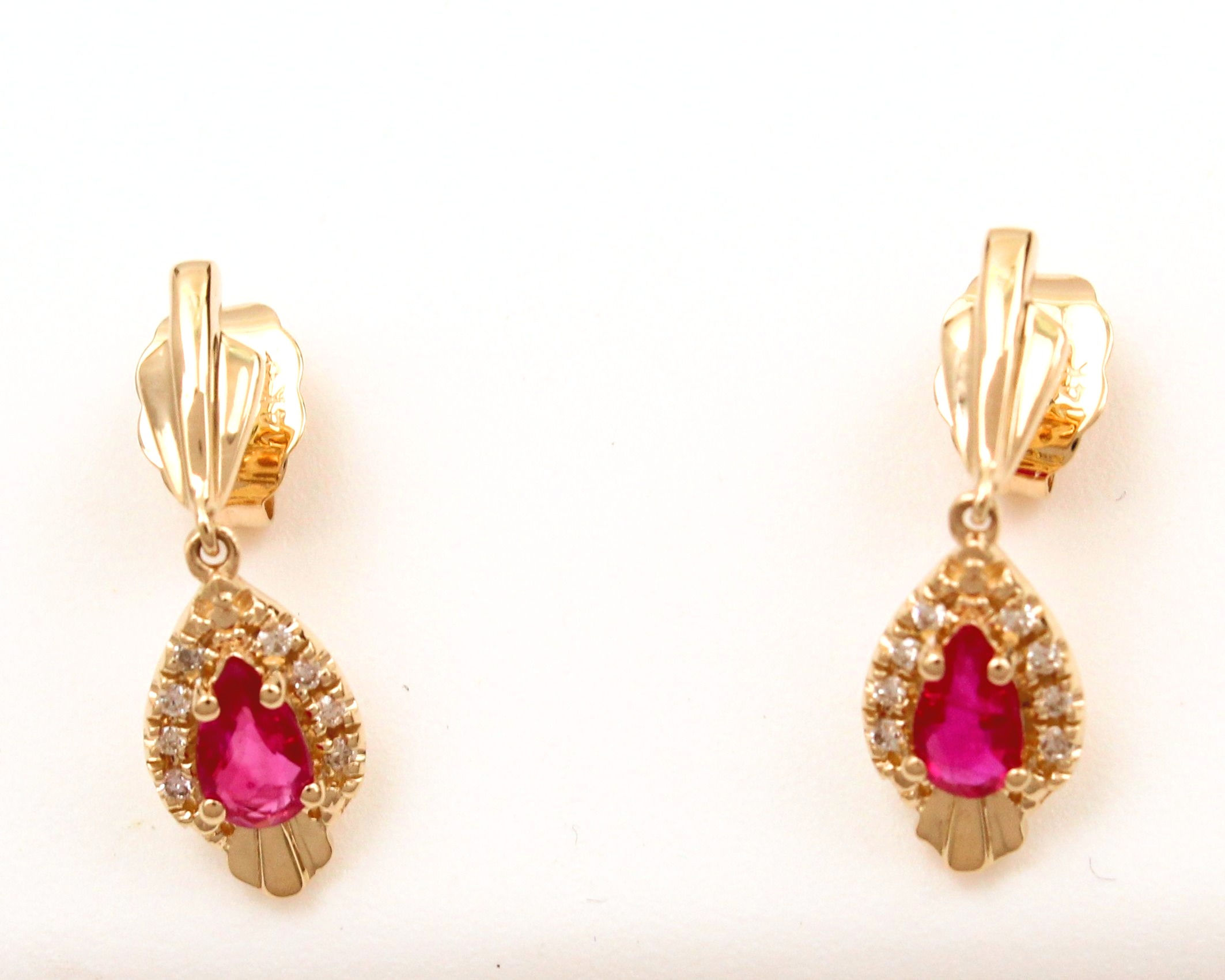 Ruby earring