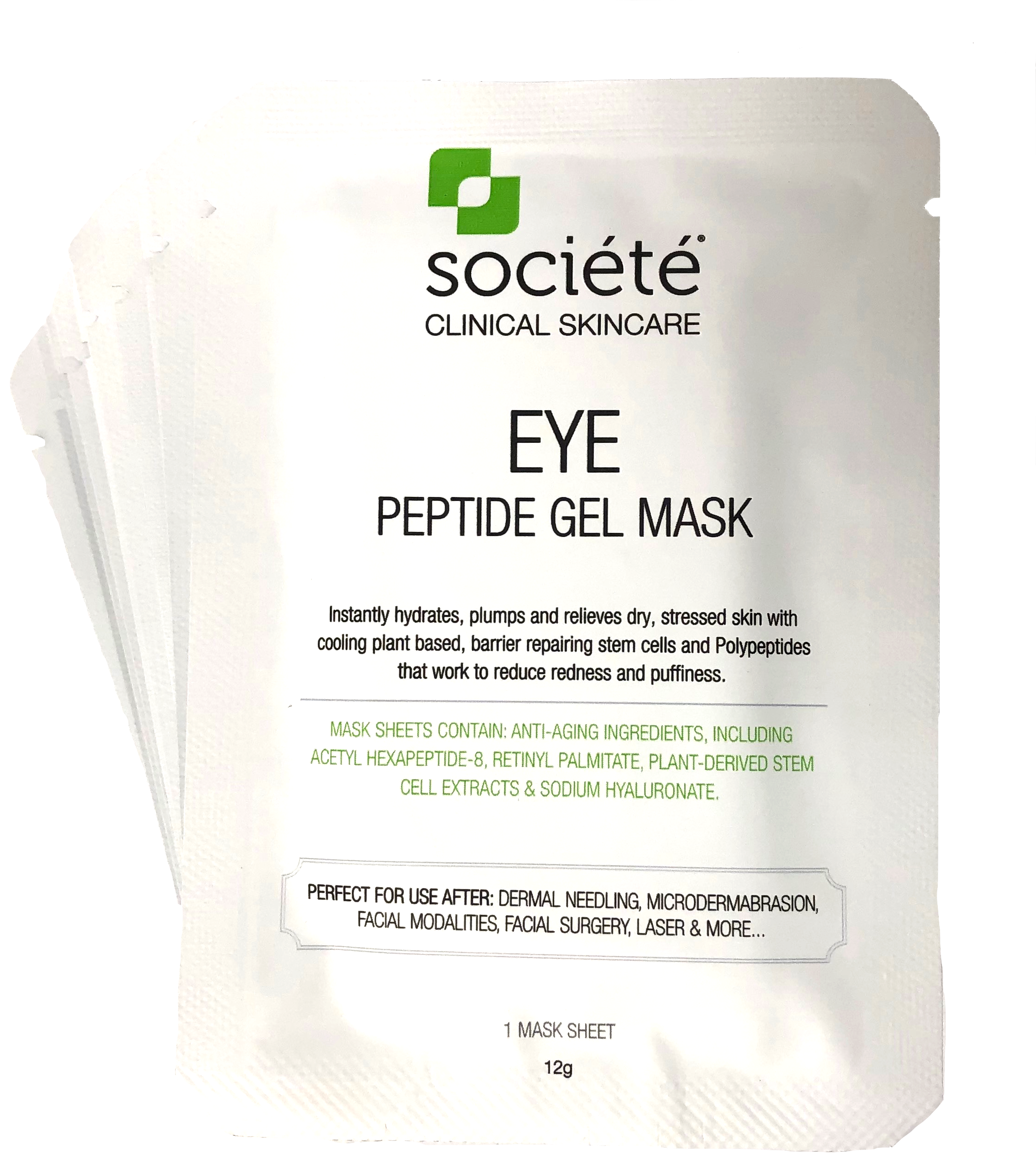 EYE PEPTIDE GEL MASK 10 ct