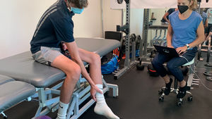 Inside an actual Physical Therapy Session