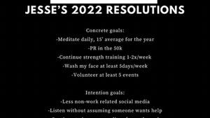 New Years Resolutions, 2022