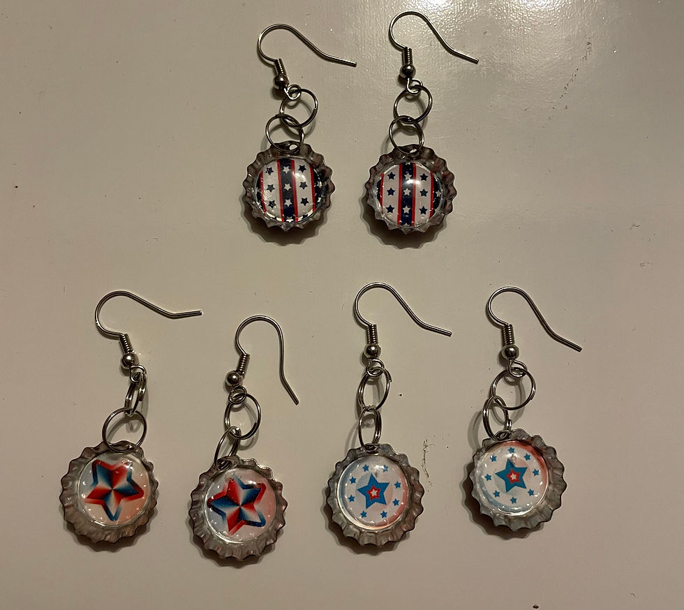 Thumbnail: Bottle Cap Earrings