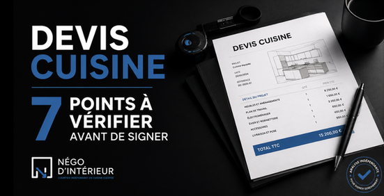 Devis de cuisine : 7 points à vérifier avant de signer – NÉGO D’INTÉRIEUR
