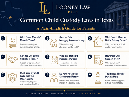 Common Child Custody Laws in Texas: A Plain-English Guide for Parents