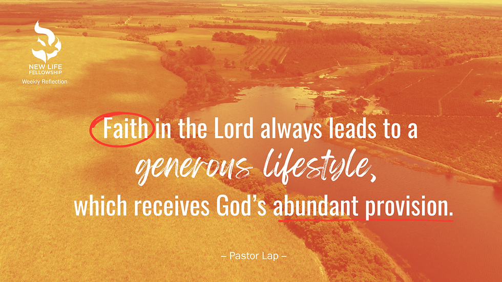 WEEKLY REFLECTION by Pastor Lap Dinh on Genesis 13:5-7