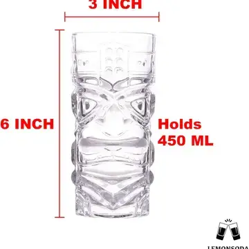 Thumbnail: Clear Tiki Glass -15oz