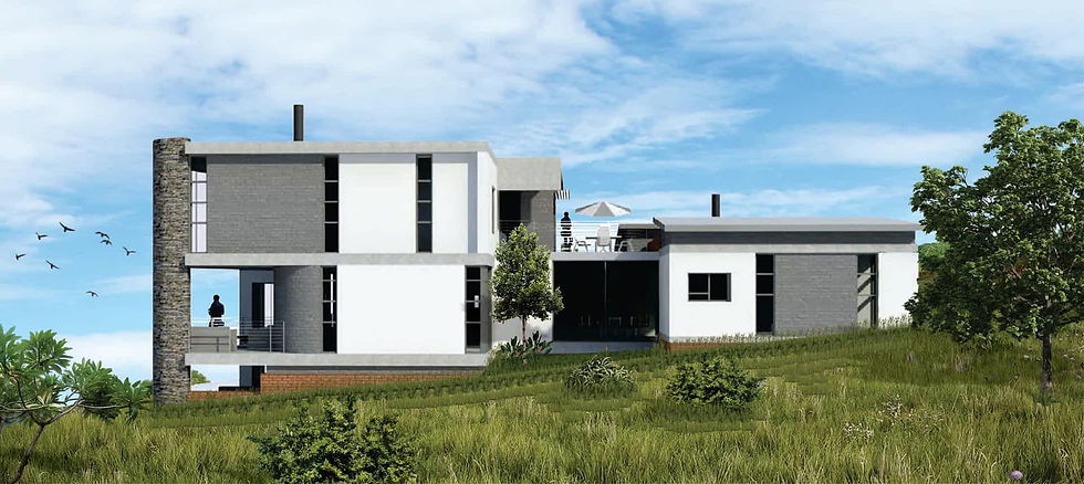 All living areas also lives onto a central courtyard that is well protected from south eas