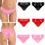Thumbnail: Women's Leather Booty Shorts Sexy Back to Front Zipper Latex Hot Pants