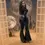 Thumbnail: Women's Leather Flared Pants Black Low Waist Sexy Latex Trousers