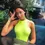 Thumbnail: Ribbed Thong Bodysuit Neon Solid Sleeveless Bodysuit for Women