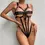 Thumbnail: Bandage Bodysuit Back Open Sexy Lingerie