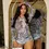 Thumbnail: Women's Crop Top & Booty Mini Shorts Hotpants Set Clubwear Mesh Sheer Outfit