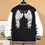 Thumbnail: Women's Warm Jacket with Pockets Angel Wings Print Winter Coat
