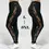 Thumbnail: Plus Size Leggings Side Hollowed Floral Lace Slim Fit Pants for Women