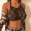 Thumbnail: Women's Lace Bra Tube Top Camisole Hollow out Sleeveless Backless Top