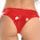 Thumbnail: Women's Leather Booty Shorts Sexy Back to Front Zipper Latex Hot Pants