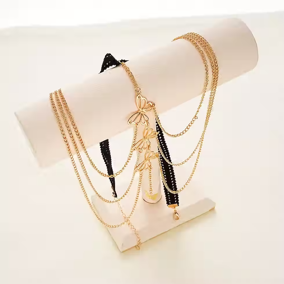 Bohemian Bodychain Multi Layer Tassel Leg Chain Jewellery for Women