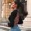 Thumbnail: Women's Sexy T-shirt Harajuku Open Back Long Sleeves Crop Top
