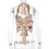 Thumbnail: Women's Crop Top Bandage Halter Sexy Butterfly Print Backless Summer Party Top