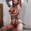 Thumbnail: Full Body Harness Bdsm Belt & Handcuffs for Women 2pcs Gothic Leather Lingerie