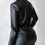 Thumbnail: Women's Lace Blouse Long Sleeves Vintage Leather Office Shirt