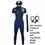 Thumbnail: Women's Halloween Costume Police Jumpsuit Sexy Outfit Full Set Uniform Cosplay