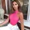 Thumbnail: Ribbed Thong Bodysuit Neon Solid Sleeveless Bodysuit for Women