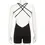 Thumbnail: Sexy Backless Playsuit Activewear Fitness Body-shaping Outfit for Women